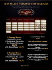 bayville haunted Christmas calendar 2021